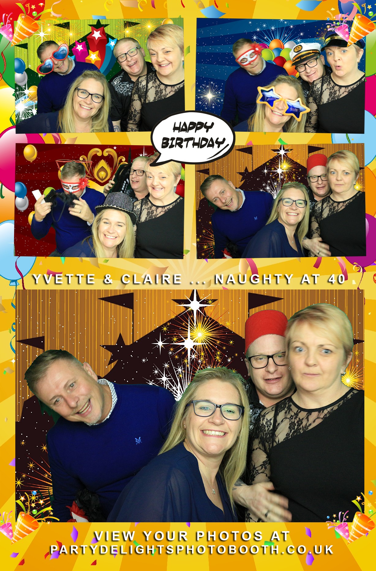 Yvette and Claire’s 40th birthday! - Prints | View more photos from the event at gallery.partydelightsphotobooth.co.uk/u/PartyDelightsPhotoBooth/Yvette-and-Claire’s-40th-birthday-Prints